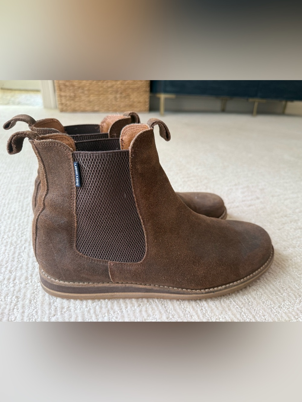 next Brown Suede Chelsea Men’s Boots